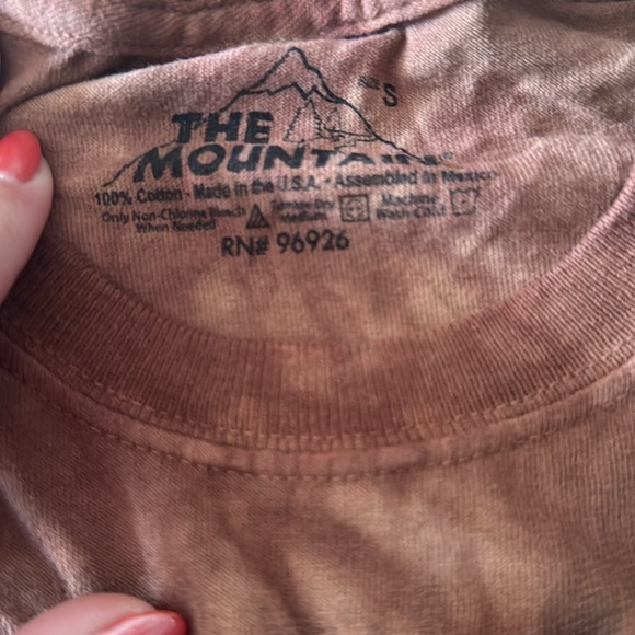 The Mountain VTG Cat Face T-shirt Tie Dye Whiskers Unisex size small - Picture 2 of 3